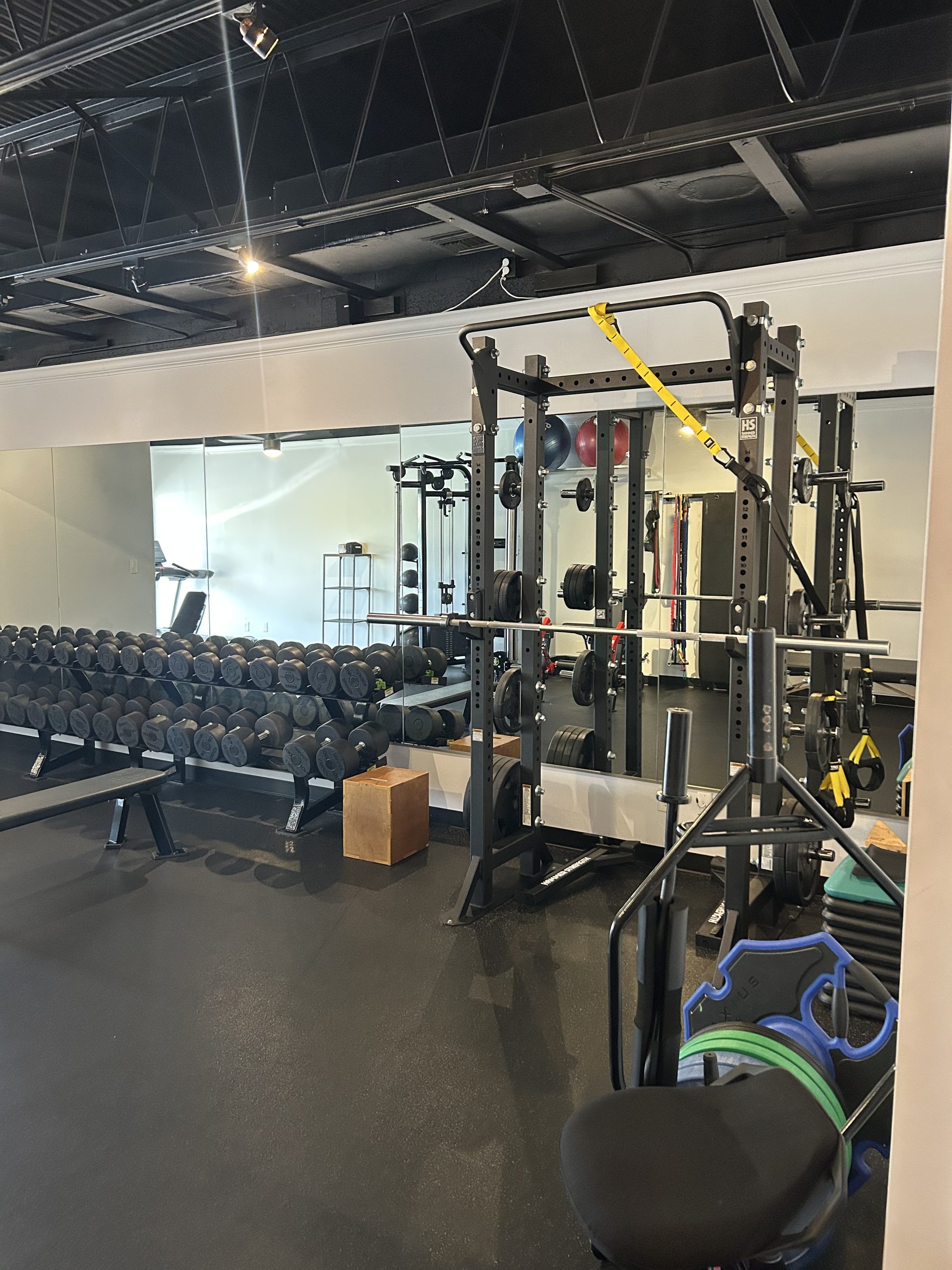 Inside the private Fitness Training 360 studio — training floor and equipment in Stuart, FL